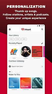 iHeart: Music, Radio, Podcasts Screenshot