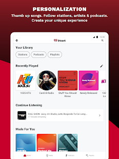 iHeart: Music, Radio, Podcasts Screenshot