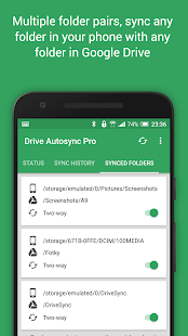 Autosync for Google Drive Screenshot