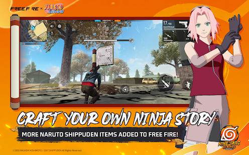 Free Fire x NARUTO SHIPPUDEN Screenshot