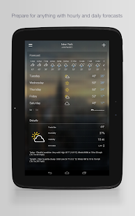 Yahoo Weather Screenshot