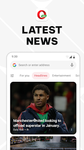 Opera Mini: Fast Web Browser Screenshot