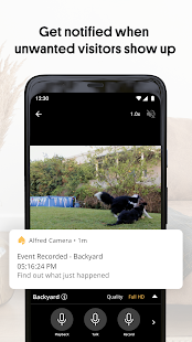 AlfredCamera Home Security app Screenshot