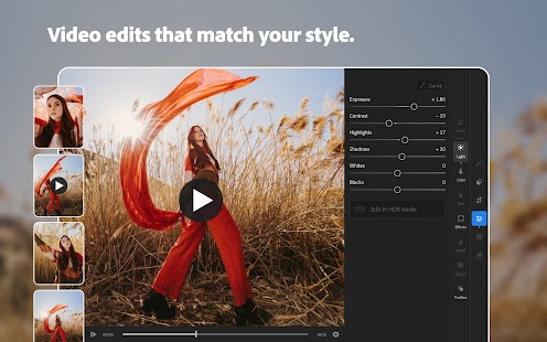 Lightroom Photo & Video Editor Screenshot