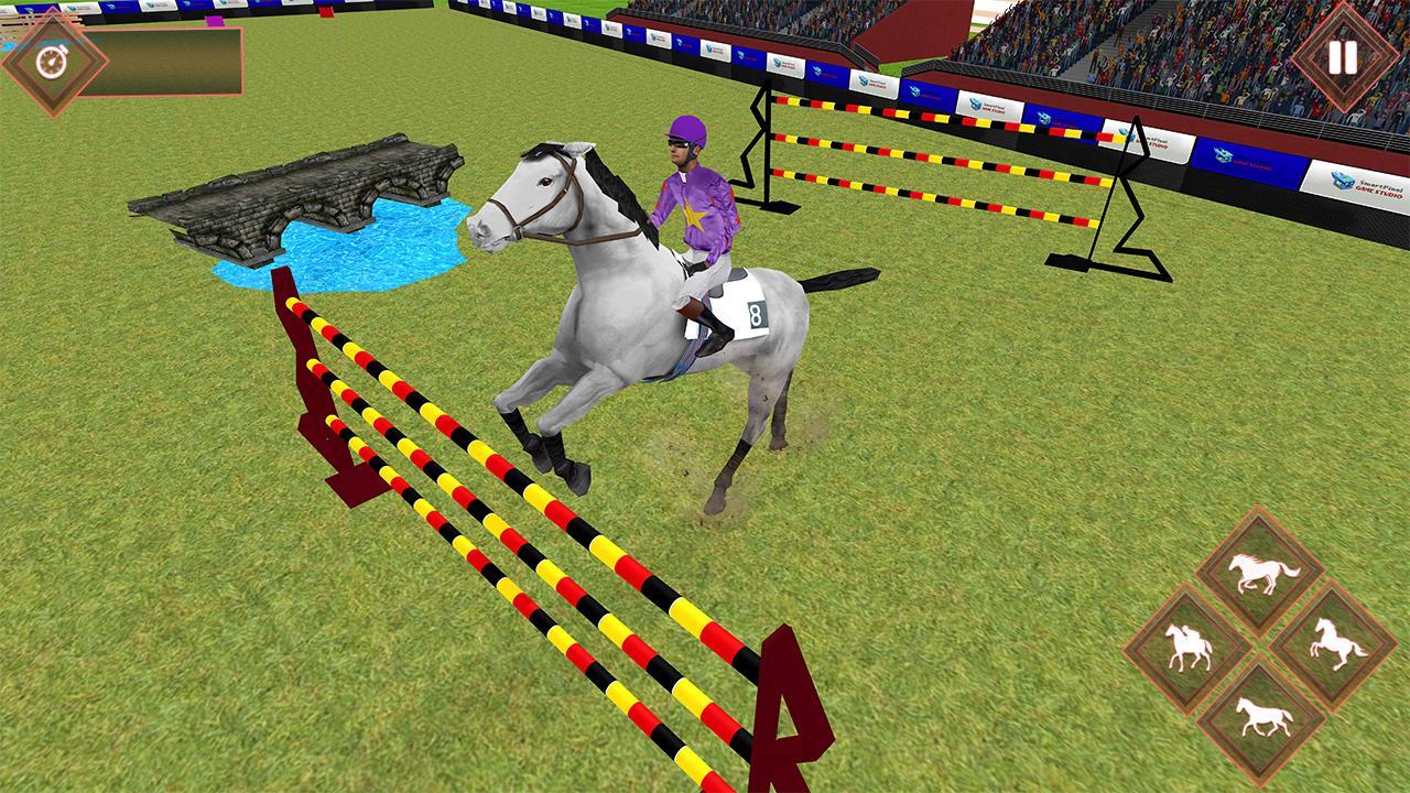 Jumping Horse Simulator: Derby Horse Race 3D