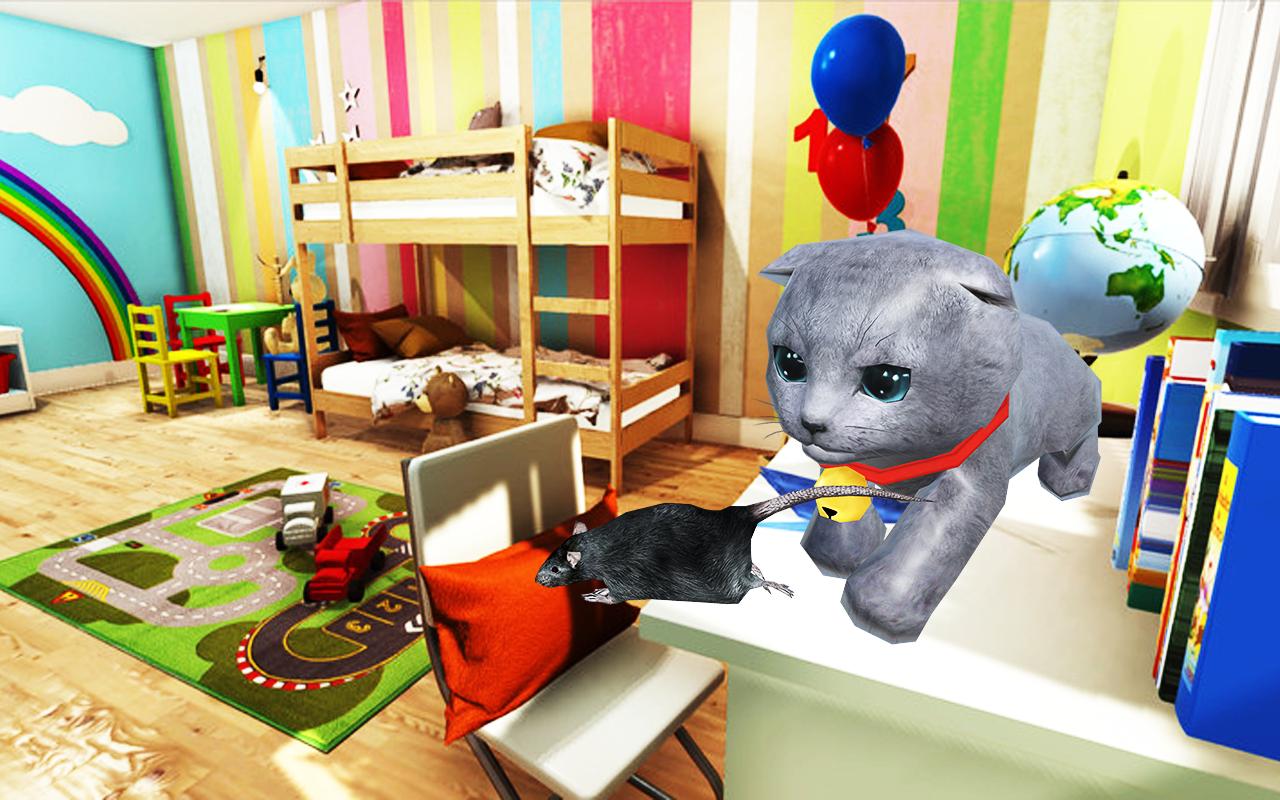 Kitten Cat Simulator: Cute cat SMASH Kids Room