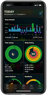 Sleep schedule to save battery life
