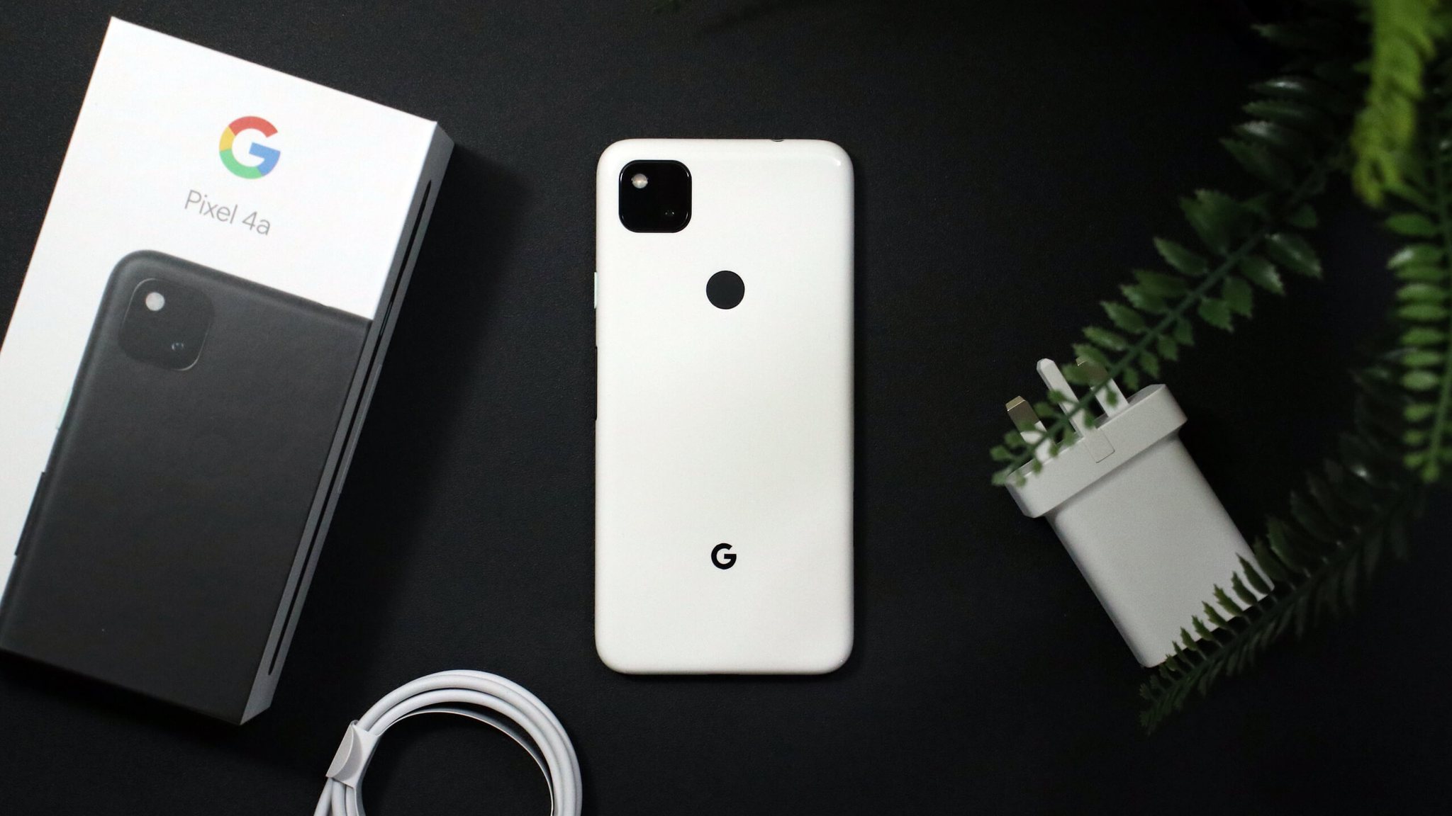 google pixel 4a white gloss