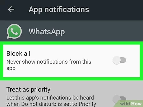 Turn off Notifications from Individual Apps