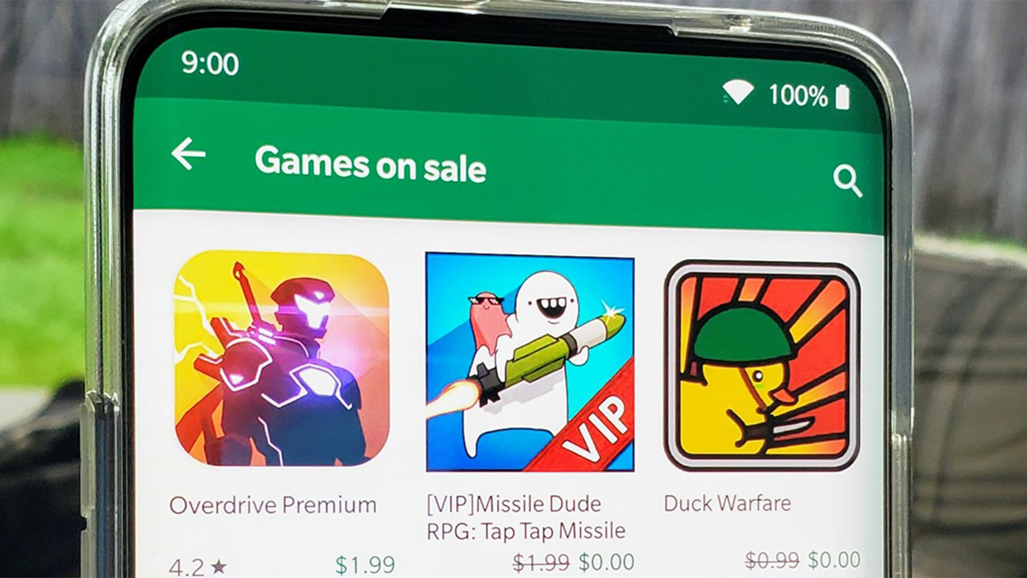 buying paid games on google play