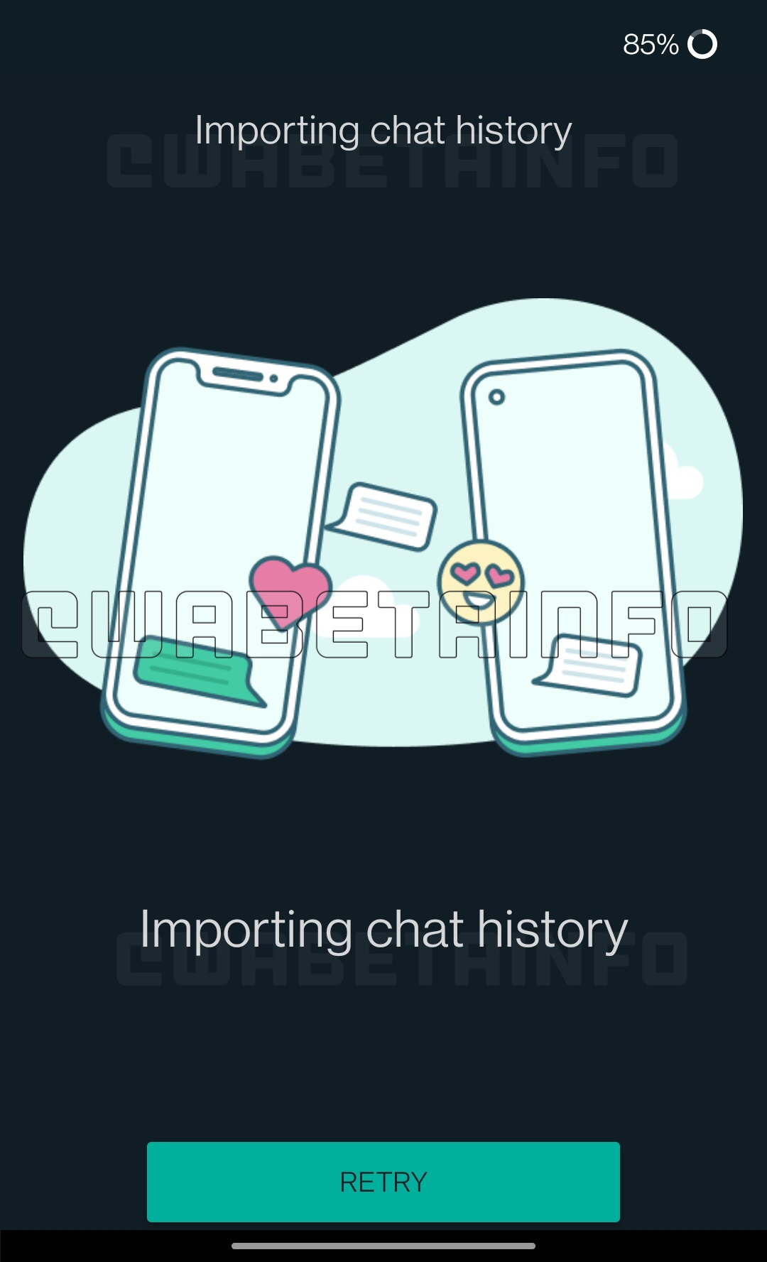 Importing Chat History On Whatsapp