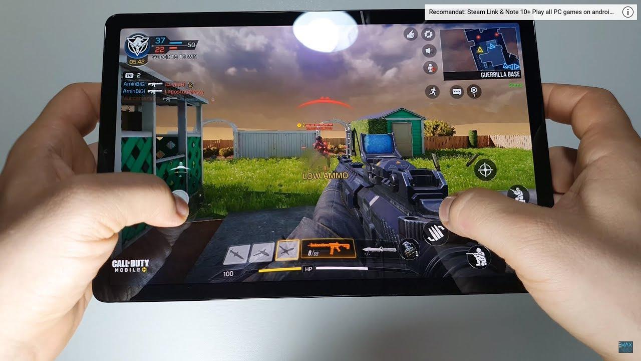 Playing Games On Tablet