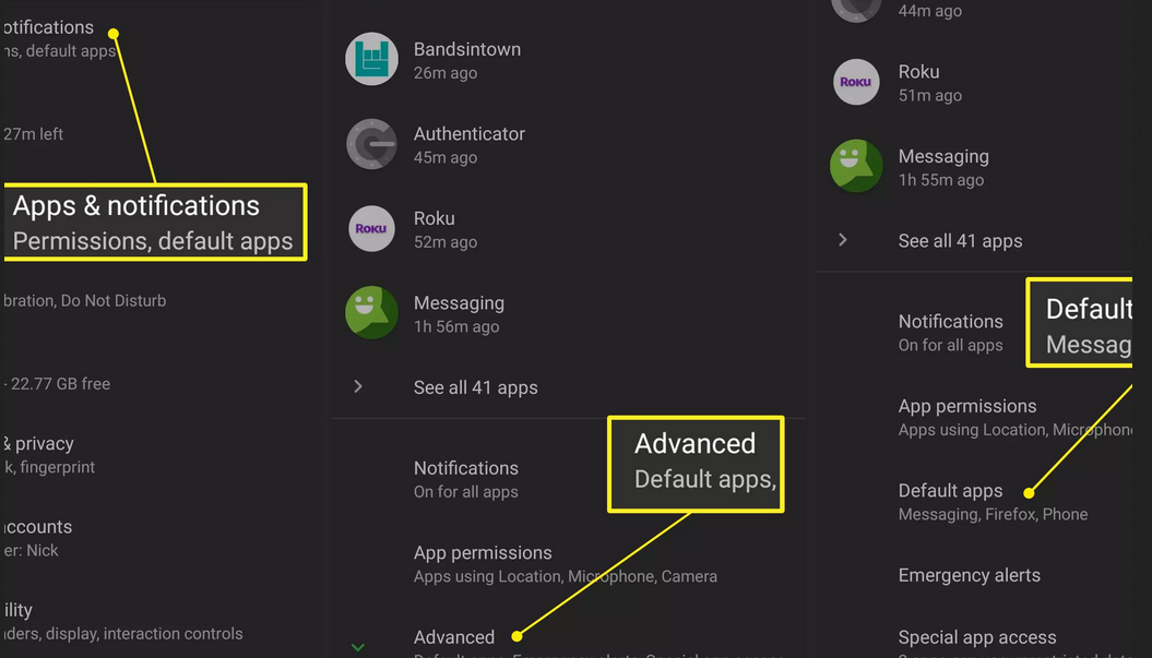 Change the Default Apps