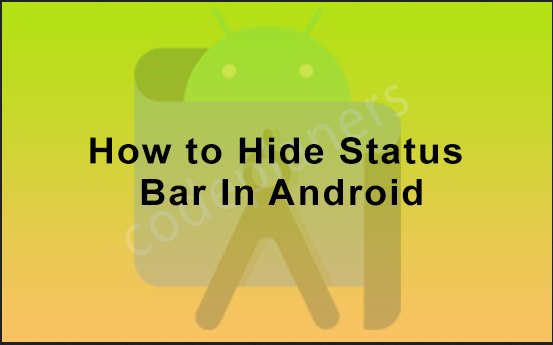 How To Hide System Bar In Android?