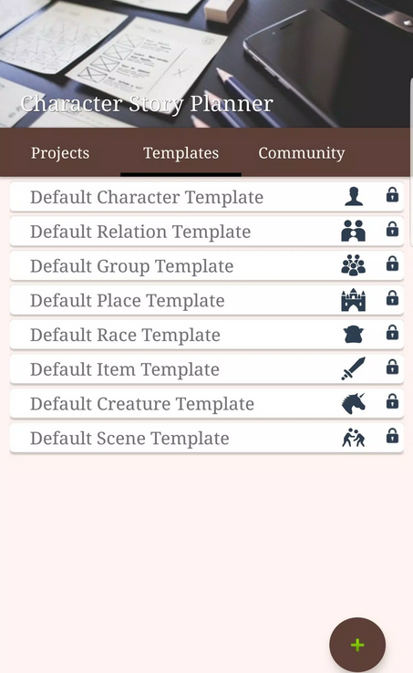 Character Story Planner 2