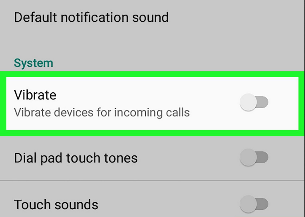 Disabling Android's Pattern Vibrations